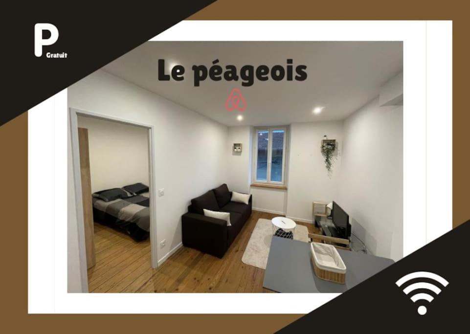 Le Peageois : Appartement Lumineux Et Calme บูร์-เดอ-แปร์จ ภายนอก รูปภาพ